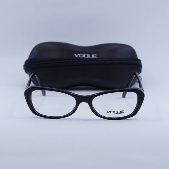Vogue VO2960-B W44 Cat Eye Eyeglasses 52mm Black - Picture 3 of 10